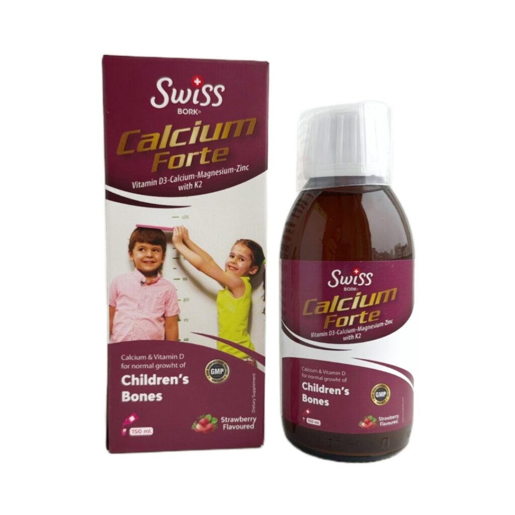 b803816970f4885daa2437450038cb2d_022025040213.jpeg Swiss Bork - Кальций форте комплекс для роста детей, 150 мл