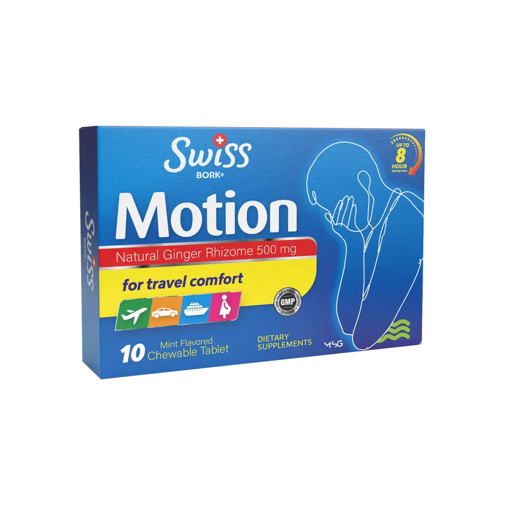 cd621ab90a12115362195a0a88d79d7b_022025040327.png Swiss Bork - Motion, 10 жевательных таблеток уменьшает тошноту помогает при токсикозе