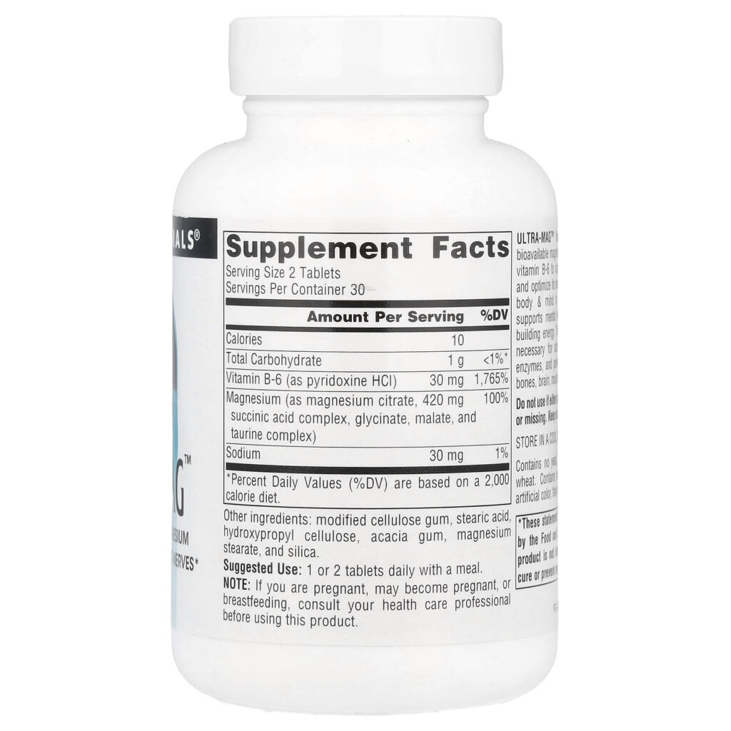 d9f1313f491978605640e32e86bae4ff_022825025811.jpeg Source Naturals, Ultra-Mag, 60 таблеток