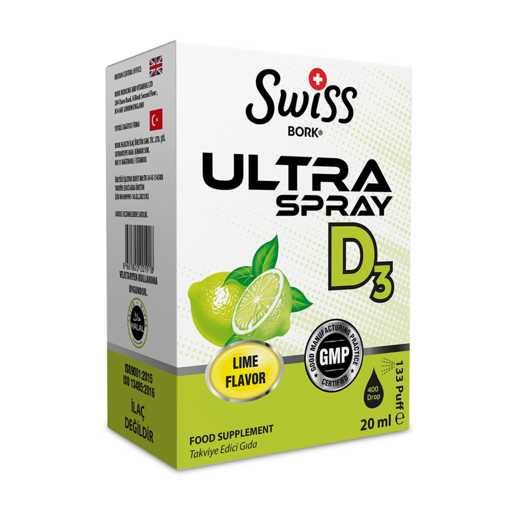 Swiss Bork - Ultra Spray D3, 20 мл d3 1000 iu для детей и взрослых