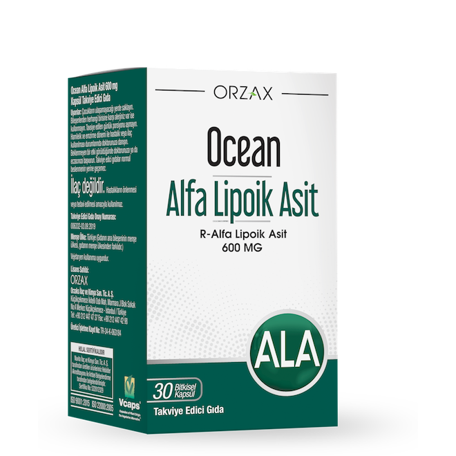 Orzax Ocean alpha lipoic acid, 600 мг