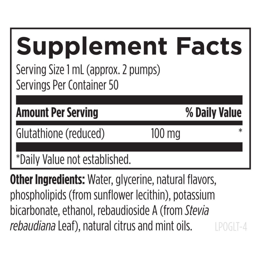 0c8f6bc5685d9922256bae55b7283d5c_041225040737.jpeg Designs for Health Липосомальный глутатион - жидкая добавка глутатиона, 100 мг с улучшенной абсорбцией - Детоксикация + Поддержка иммунной системы - 50 порций 50 ml