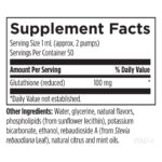 0c8f6bc5685d9922256bae55b7283d5c_041225040737.jpeg Designs for Health Липосомальный глутатион - жидкая добавка глутатиона, 100 мг с улучшенной абсорбцией - Детоксикация + Поддержка иммунной системы - 50 порций 50 ml