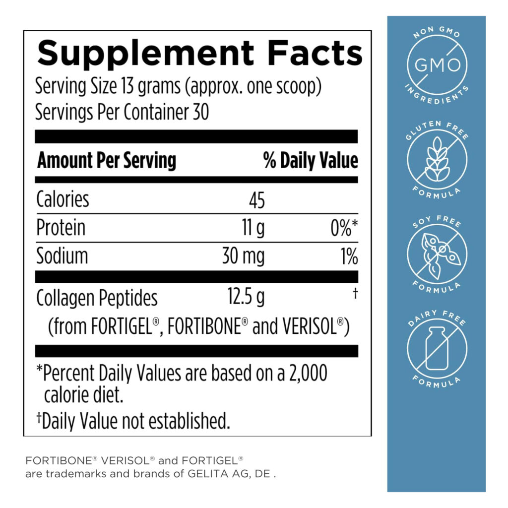 28ea56022ff8d9b079ed807483bd30ef_041225050254.jpeg Designs for Health Whole Body Collagen Powder, коллаген для всего тела, коллаген Fortigel, Fortibone и Verisol для женщин и мужчин (30 порций)
