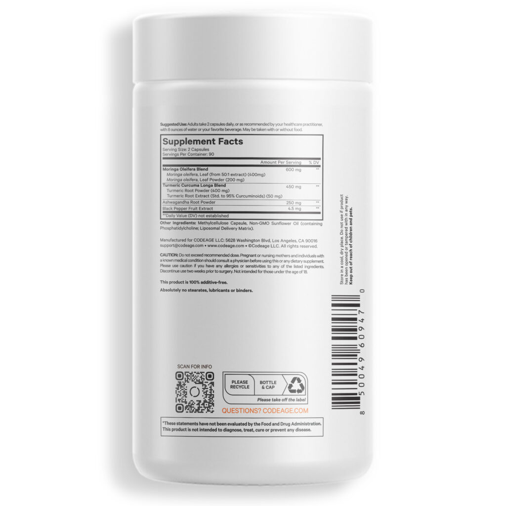 5738d92bff9208ab066d7a6c3f563877_042825114550.jpeg Codeage, липосомальная моринга+, 180 капсул