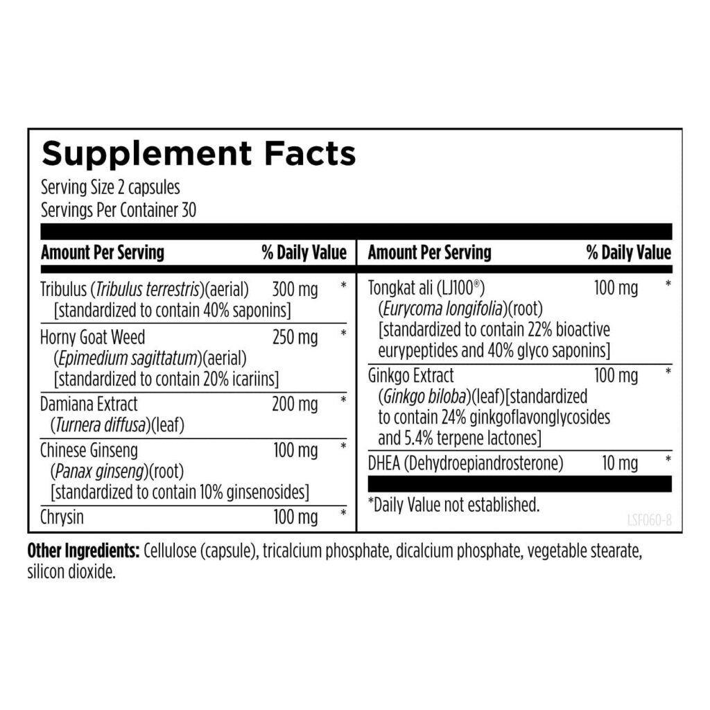 bed1455e576db96710010d39c2c76d39_041225041212.jpeg Designs for Health LibidoStim-F - Формула для женщин с Tribulus, DHEA + Ginkgo Biloba - пищевая добавка для женского либидо (60 капсул)