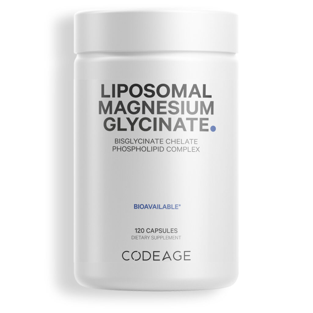 e418bfb3c024c9cc76c5bc2cb1c0faeb_042825113023.jpeg Codeage, липосомальный глицинат магния, 120 капсул