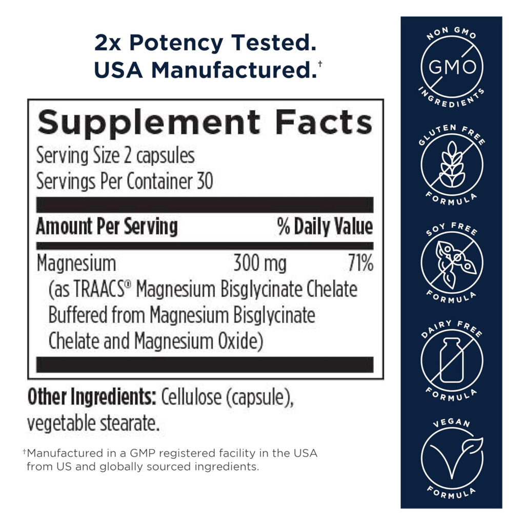 e8658e4b964be9ab50bb8664c34a2aad_041225042531.jpeg Designs for Health Magnesium Glycinate Complex, Комплекс глицината магния - для здоровья сердца, поддержки иммунитета и прочности костей (60 капсул)