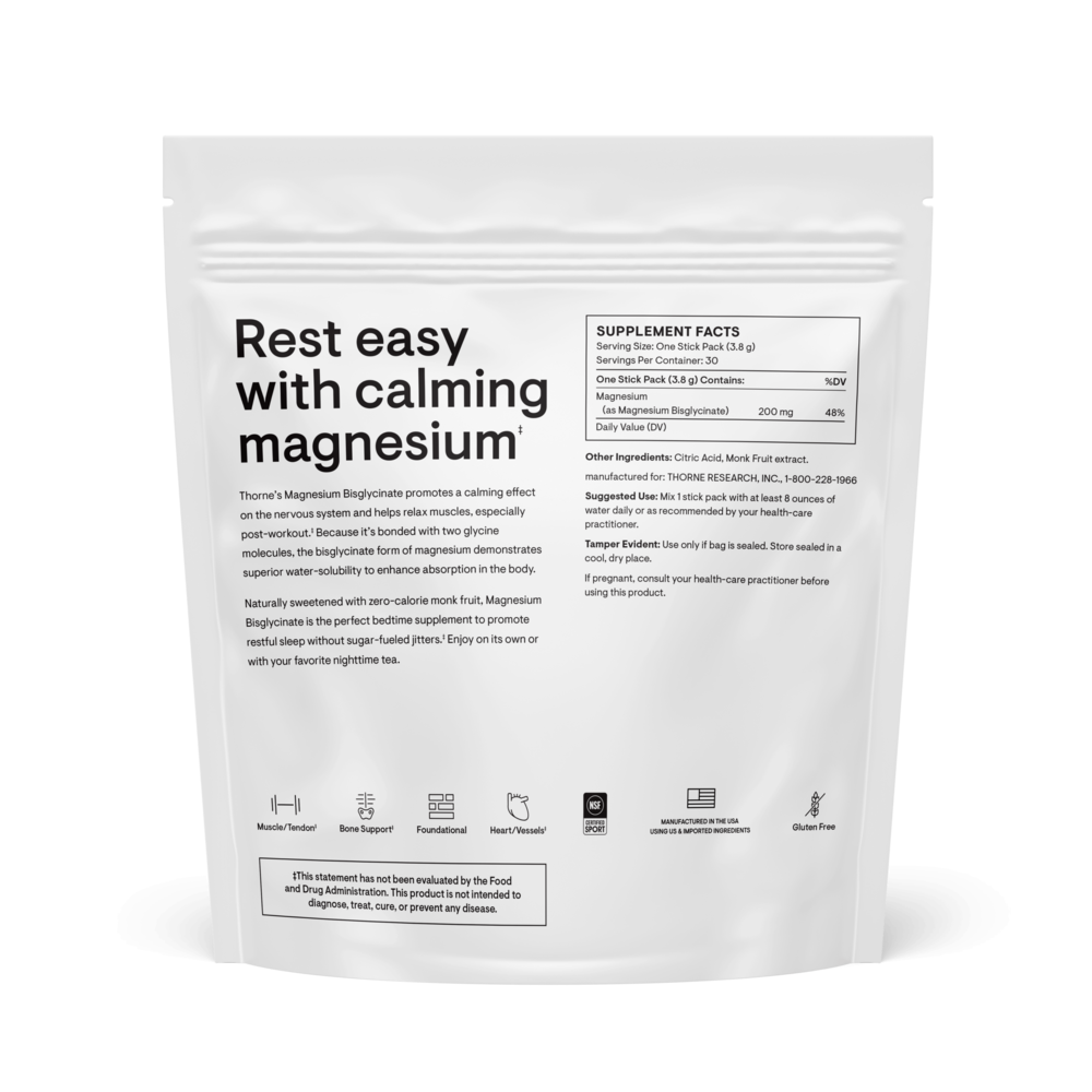 f5019c715aec188aa7d40c5b159f23a4_041525005212.png Thorne Research Magnesium Bisglycinate - Биглицинат магния - Порошковая формула магния - Поддерживает спокойный сон, расслабление мышц, 30 порций - 4 унции