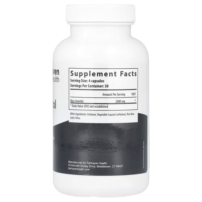 fa0ca0bf117985dfe5e2a852d4a2c8a3_041325003317.jpeg Fairhaven Health, Мио-инозитол, для мужчин и женщин, 120 капсул
