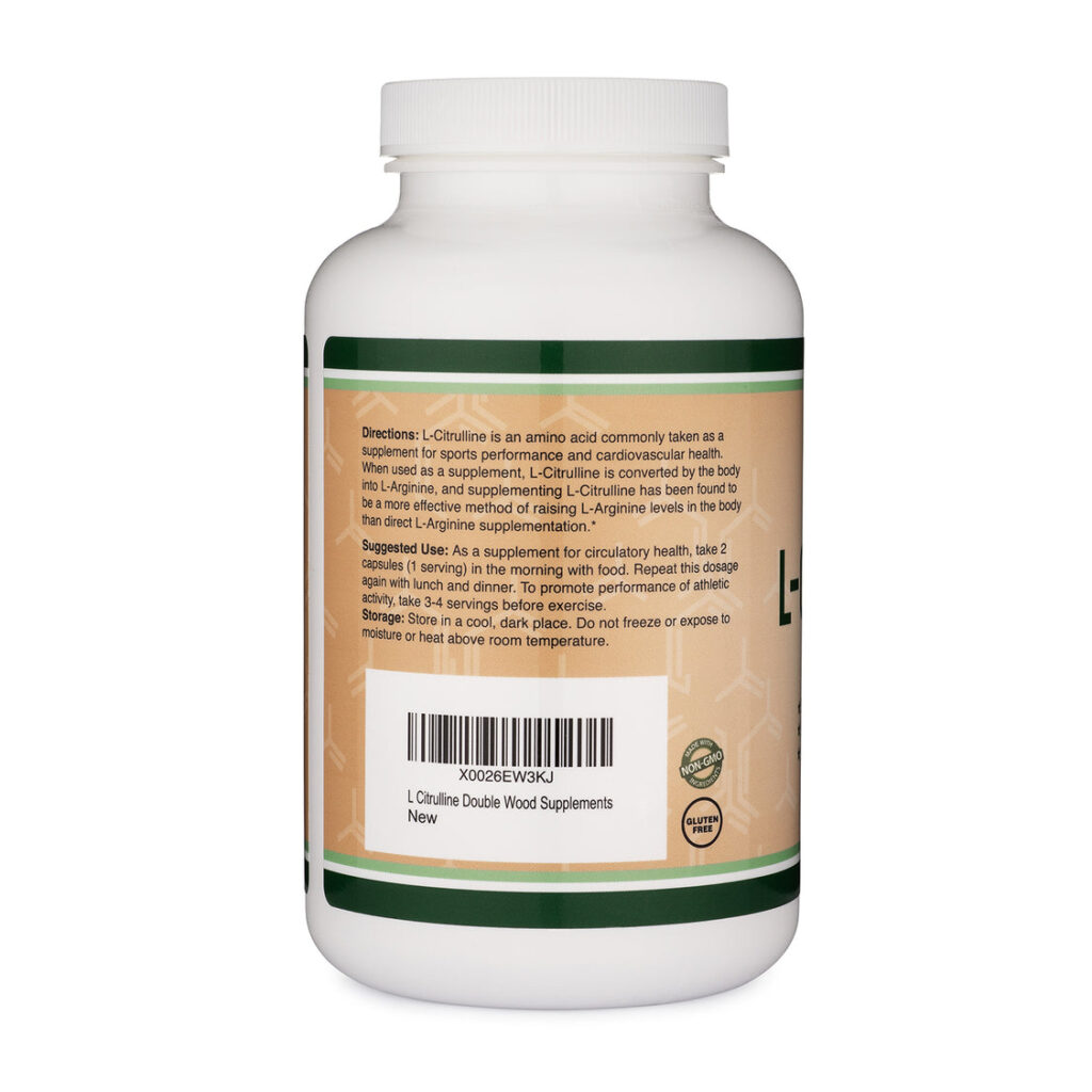 fb516416242755b8d923a839924a16b6_042425012639.jpeg Double Wood - L-Citrulline (цитруллина) 1200 мг, 210 капсул
