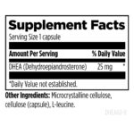 Designs for Health DHEA 25mg - добавка для поддержки здорового старения, мышечной целостности, энергии + гормонального синтеза, 60 капсул