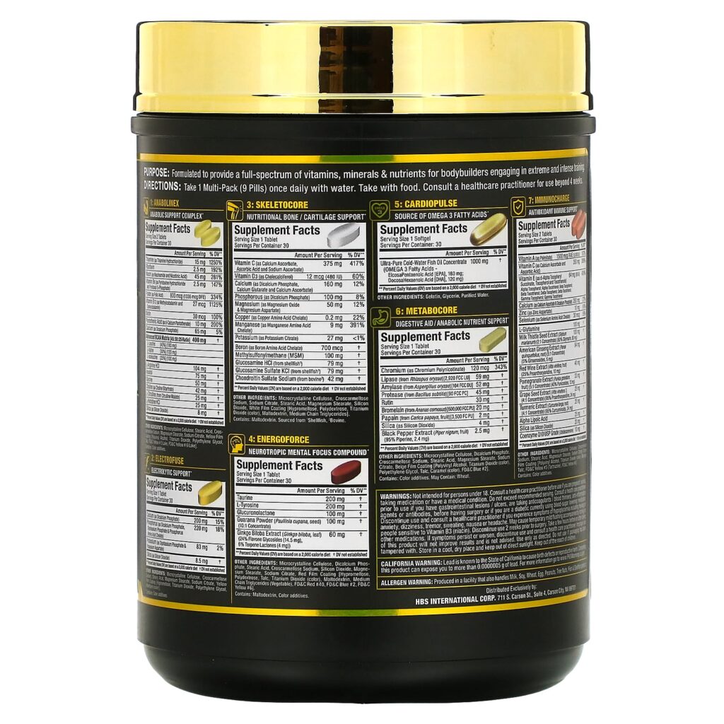 63a281764dad084f16ce1236144f244d_052325022421.jpeg ALLMAX, VITASTACK, набор таблеток, 30 комплектных упаковок