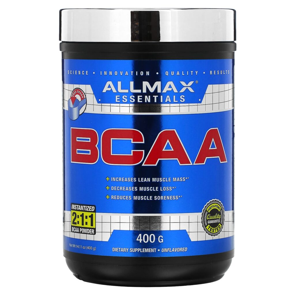 ALLMAX, Essentials, BCAA, без добавок, 400 г (14,11 унции)