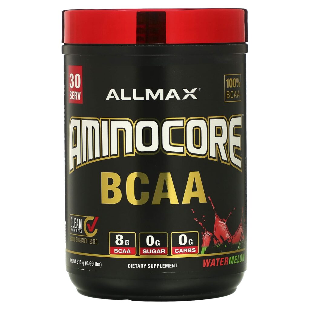 bd96c578fbe74358a9a7abee0edfe8f9_052325021930.jpeg ALLMAX, AMINOCORE BCAA, Арбуз, 345 г