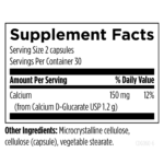 ef7368a1f3f2873da2cef97409475808_052625095840.png Designs for Health Кальций D-глюкарат - 1200 мг CDG для поддержки печени - Детоксикация + Здоровый гормональный метаболизм - 60 капсул