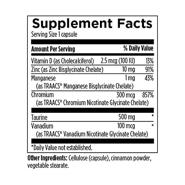 fee6d3dc1ba7c1447bcfd5d3f857cb21_052625100705.jpeg Designs for Health Chromium Synergy - хелатная добавка хрома никотината и глицината, витамином D, марганцем, цинком + таурином, 90 капсул