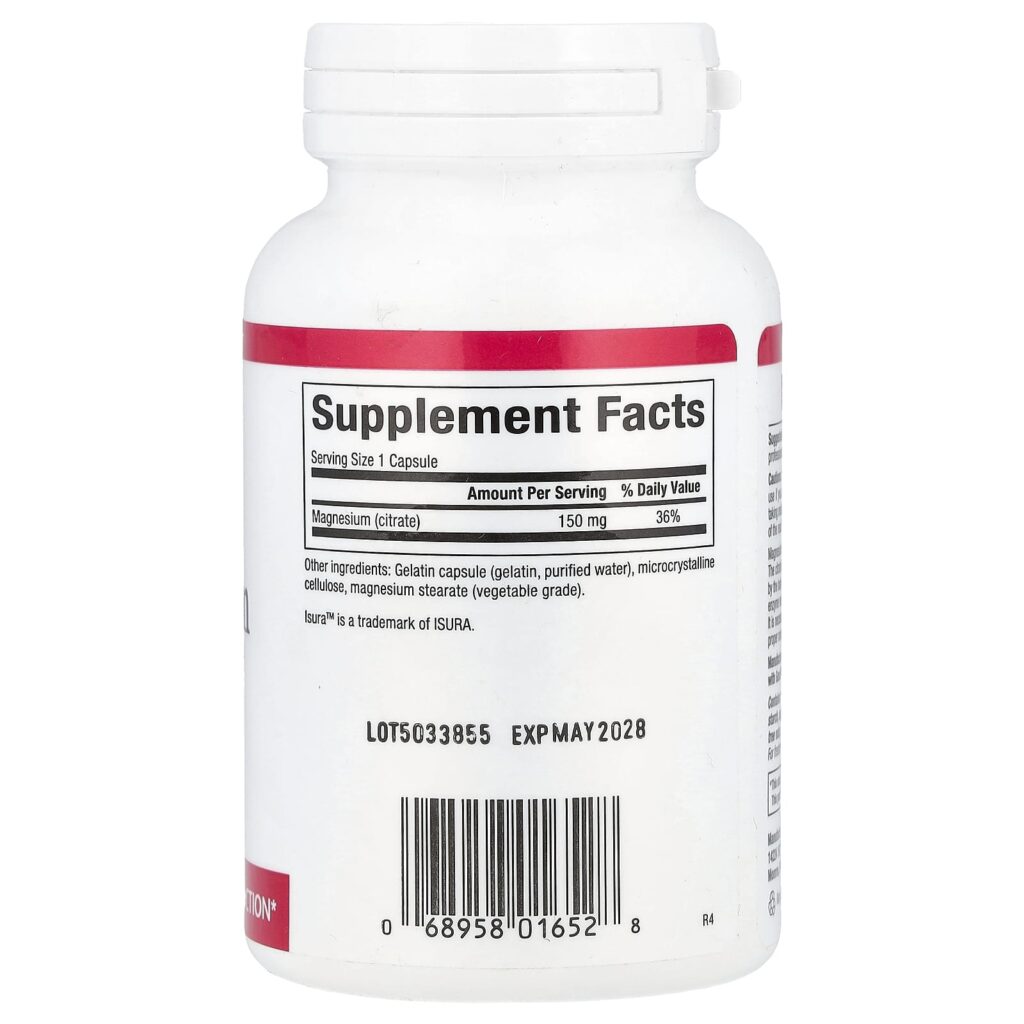 4a0c4e1c5977f2191d93d332ad5a383e_062125011506.jpeg Natural Factors, цитрат магния, 150 мг, 90 капсул