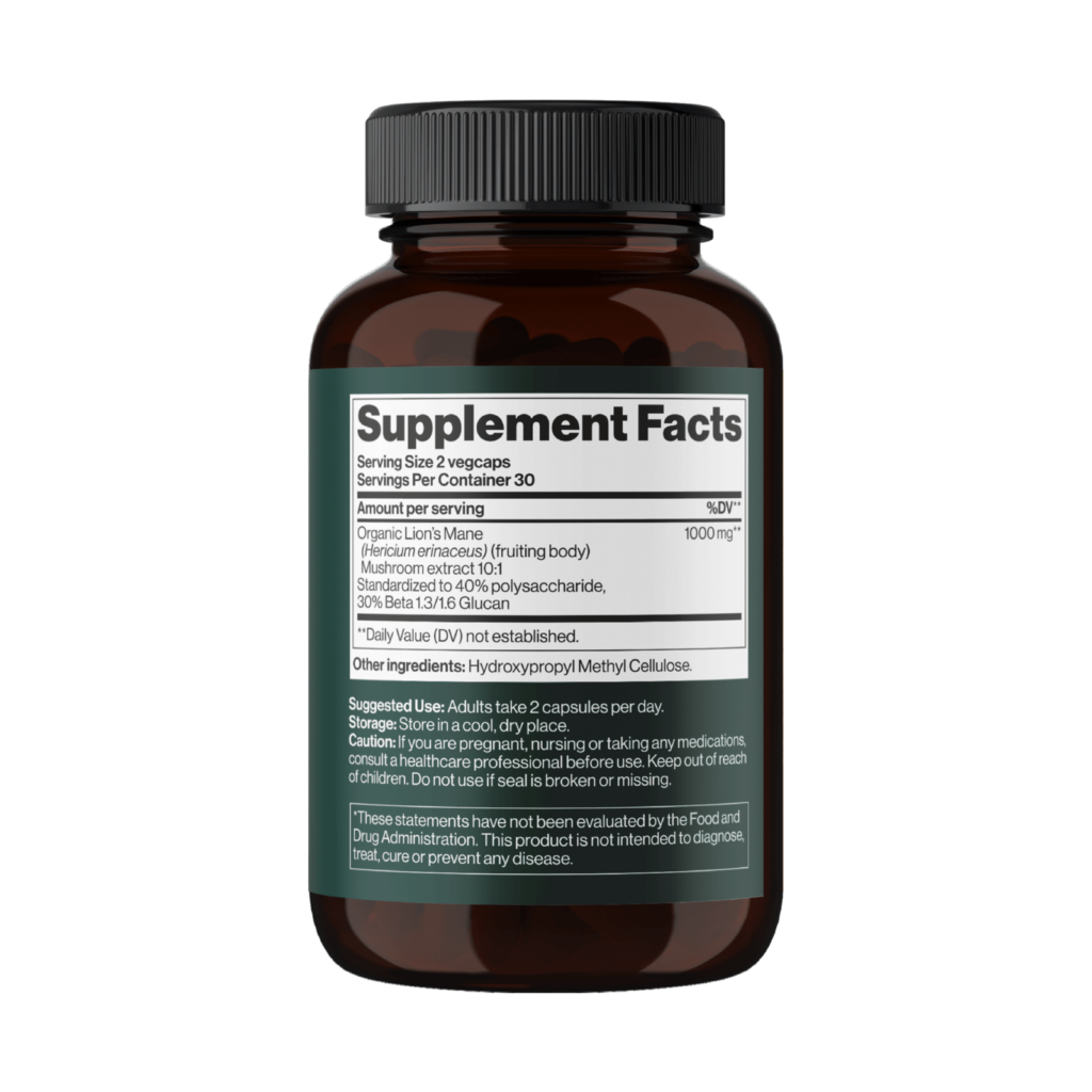 6f7a2ce7d032fe32912c76be8f17343f_061025022705.png Гриб Грива Льва, Lion's Mane Mushroom, Mind Shi, 1000 мг, 60 капсул