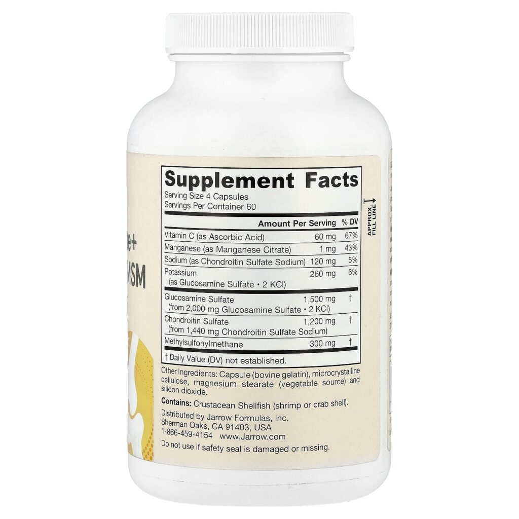 75816a99633fb3bb26138fecca8c6504_060925195738.jpeg Jarrow Formulas, Глюкозамин с хондроитином и МСМ, 240 капсул