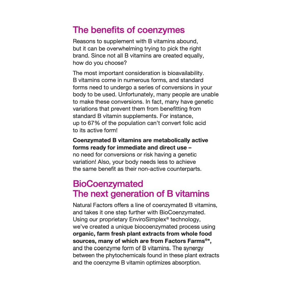 7f4e440265c630aca419298ad488473a_062125013957.jpeg Natural Factors BioCoenzymated Active B Complex, Комплекс витаминов Б, 120 капсул