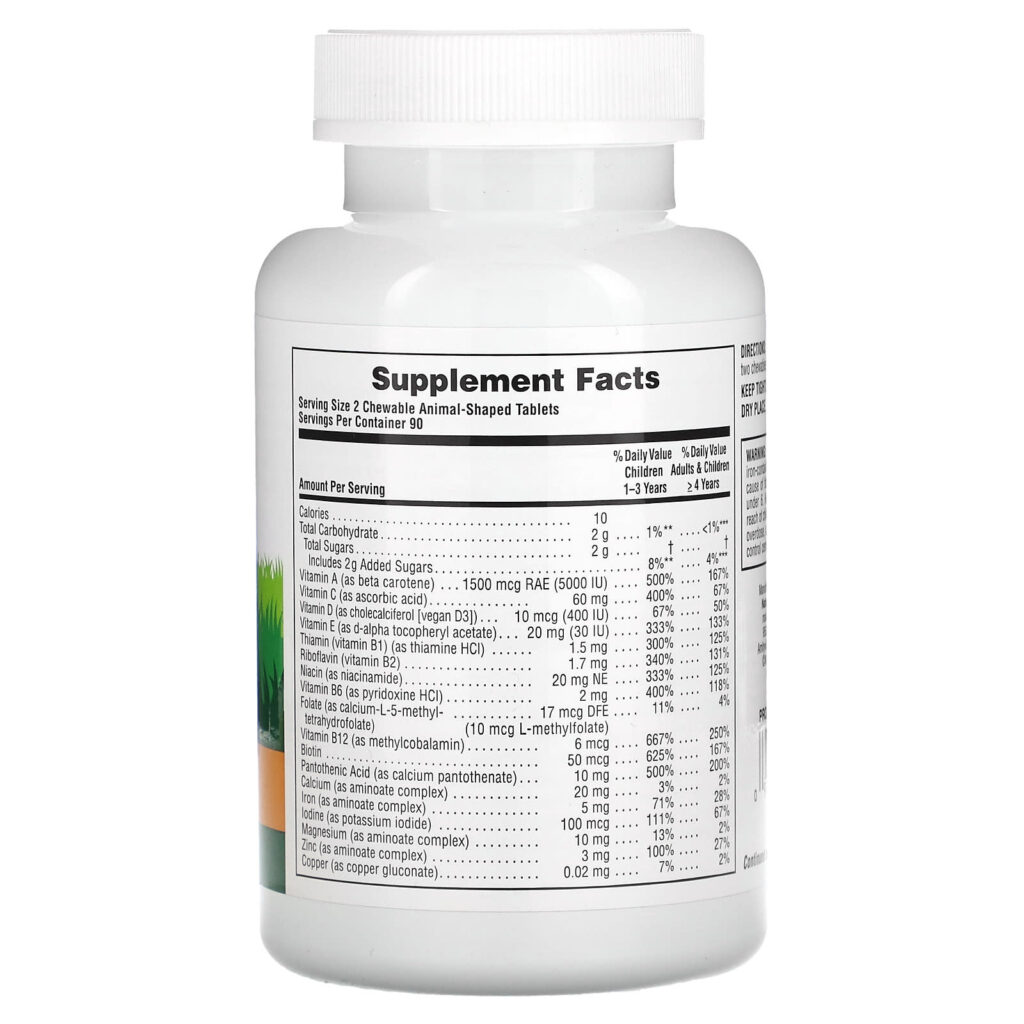 e2c7623dda32813b128ad42589999821_061725011831.jpeg NaturesPlus, Source of Life, Animal Parade, детская жевательная добавка с мультивитаминами и микроэлементами, натуральный апельсин, 180 жевательных таблеток