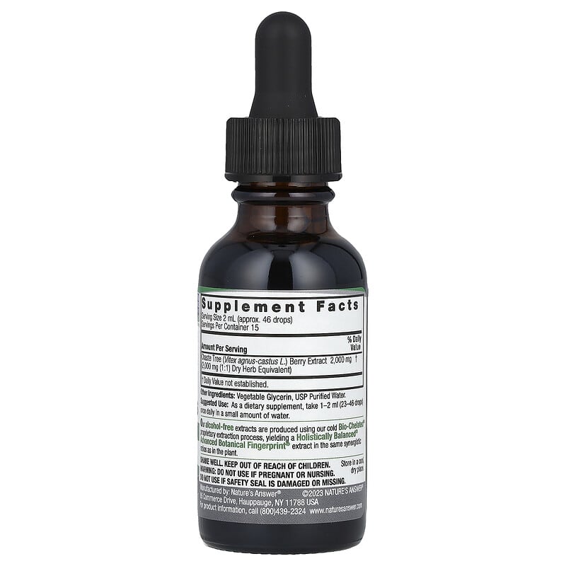 faa495f8feee2d08ddb50a29aef962ac_060525001820.jpeg Nature's Answer, витекс священный (Agnus castus), жидкий экстракт, без спирта, 2000 мг, 30 мл